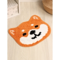 Коврик Доляна «Корги», 50×40 см, цвет оранжевый Коврик Доляна «Корги», 50×40 см, цвет оранжевый