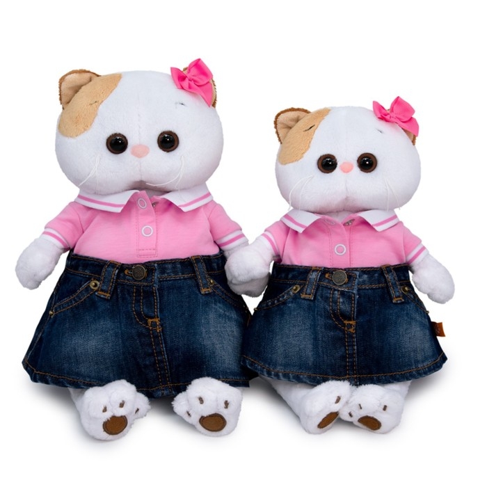 Мягкая игрушка «Ли-Ли в джинсовой юбке и футболке поло», 27 см Мягкая игрушка «Ли-Ли в джинсовой юбке и футболке поло», 27 см