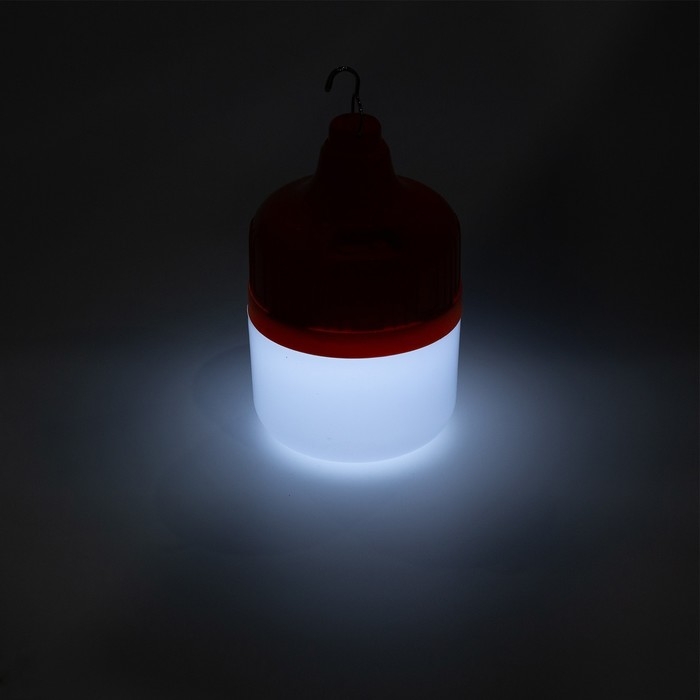 Фонарь кемпинговый аккумуляторный, 100 Вт, 6000 мАч, 1700 лм, диод 5730, d-11.8 см Фонарь кемпинговый аккумуляторный, 100 Вт, 6000 мАч, 1700 лм, диод 5730, d-11.8 см