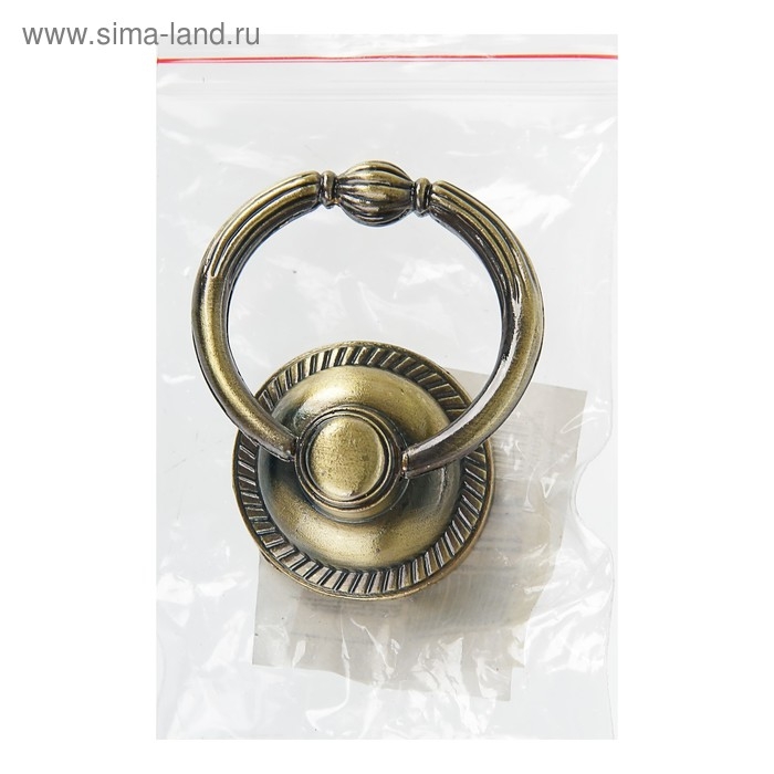 Ручка кнопка ТУНДРА РК020AB, цвет бронза Ручка кнопка ТУНДРА РК020AB, цвет бронза