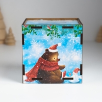 Копилка куб "Коплю на мечту" 10х10х10 см Копилка куб "Коплю на мечту" 10х10х10 см