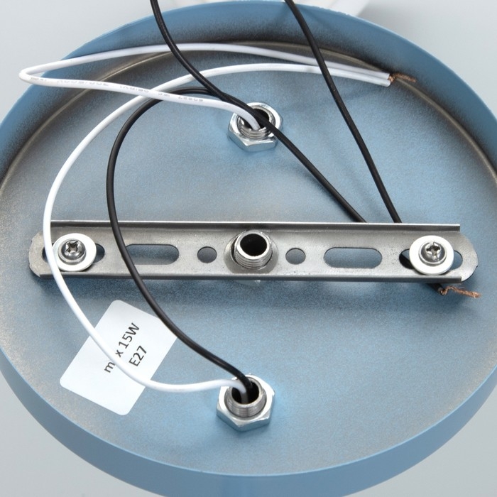 Люстра Люстра "Онлайн" (цил.) 2х15Вт Е27 МОДЕЛЬ:BR 00277 голубой 50х15х15см