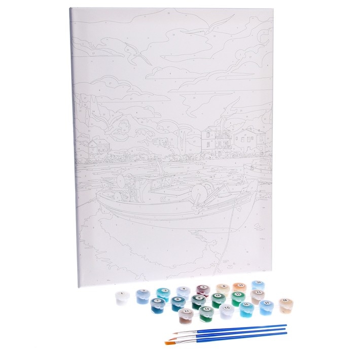 Картина по номерам на холсте с подрамником &laquo;Греция&raquo;, 30х40 см