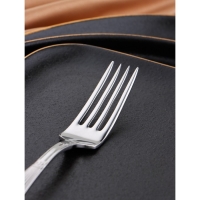 Вилка десертная из нержавеющей стали &laquo;Беркли&raquo;, длина 17 см, толщина 2,5 мм, цвет серебряный