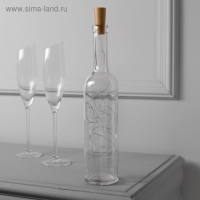 Гирлянда &laquo;Нить&raquo; 2 м роса с пробкой, IP20, серебристая нить, 20 LED, батарейки LR44х3 (в комплекте), свечение мульти