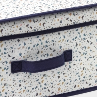 Короб для хранения Доляна &laquo;Мармелад&raquo;, 45&times;30&times;20 см, цвет белый