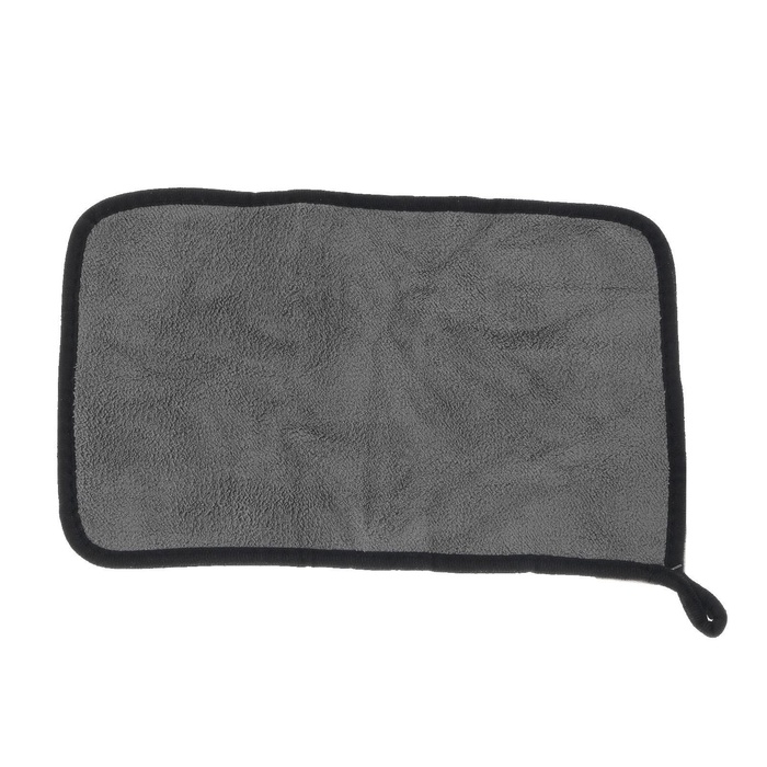 Тряпка для мытья авто, CARTAGE, микрофибра, 400 г/м&sup2;, 20&times;30 cм, желто-серая