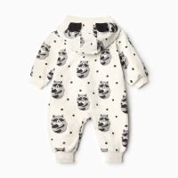 Комбинезон &laquo;Енот&raquo; Крошка Я, цвет белый, рост 74-80 см