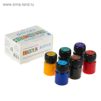 Набор витражных красок по стеклу Decola, 6 цветов х 20 мл, 42411064 Набор витражных красок по стеклу Decola, 6 цветов х 20 мл, 42411064