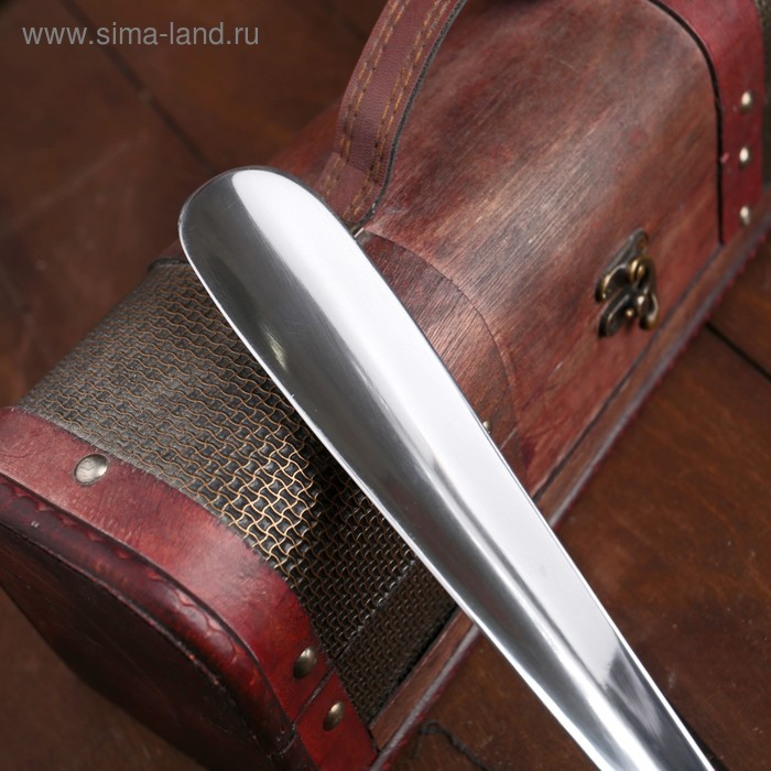 Ложка для обуви Ложка для обуви "Якорь" алюминий 38х5,5х1 см