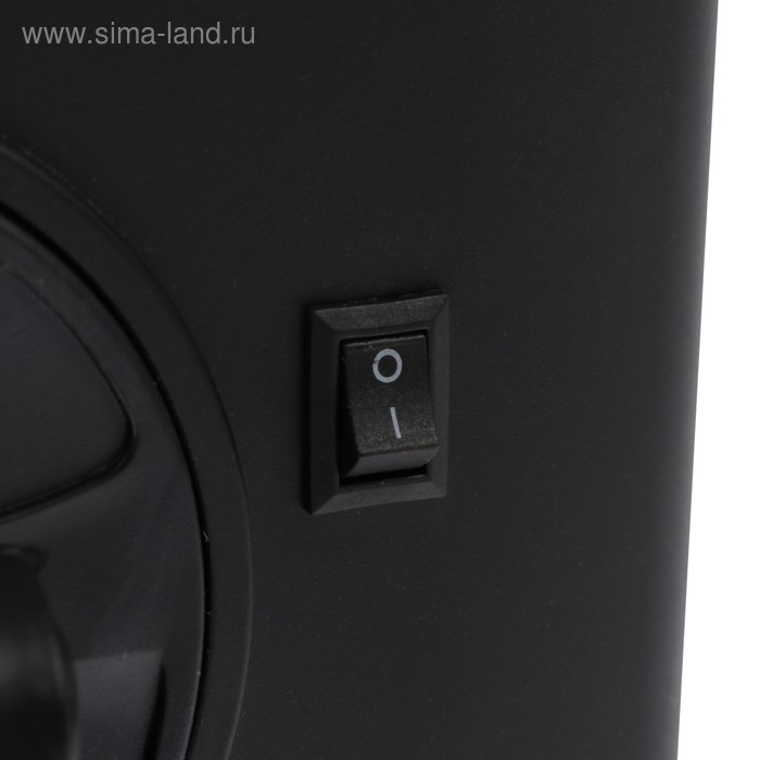 Зеркало Luazon KZ-06, подсветка, 26.5&times;16&times;12 см, 4хАА, 22 диода, сенсорная кнопка, черное