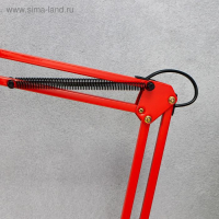 Лампа настольная на шарнире 800 "Крус, красная" E27 40W RISALUX Лампа настольная на шарнире 800 "Крус, красная" E27 40W RISALUX