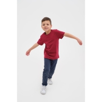 Футболка KAFTAN "Basic line" р.32 (110-116), бордо Футболка KAFTAN "Basic line" р.32 (110-116), бордо