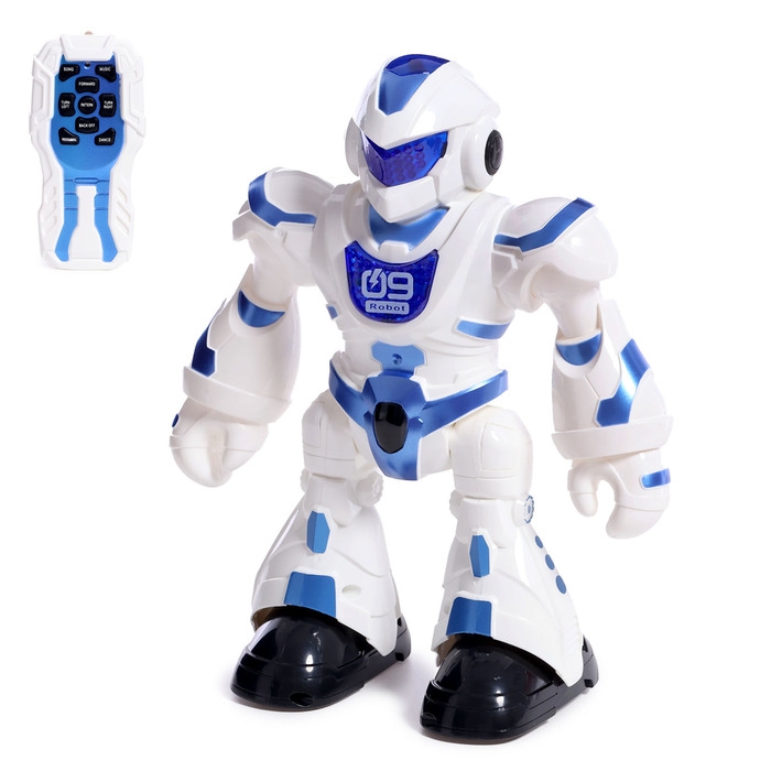 Робот радиоуправляемый &laquo;Танцор&raquo;, световые и звуковые эффекты, работает от батареек, цвет МИКС