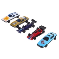 Машина металлическая, набор 5 шт. цвета МИКС Машина металлическая, набор 5 шт. цвета МИКС