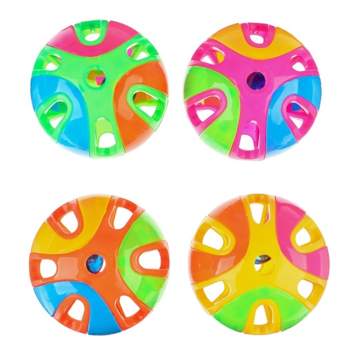 Погремушка «Яркий шар», цвет МИКС, Крошка Я Погремушка «Яркий шар», цвет МИКС, Крошка Я