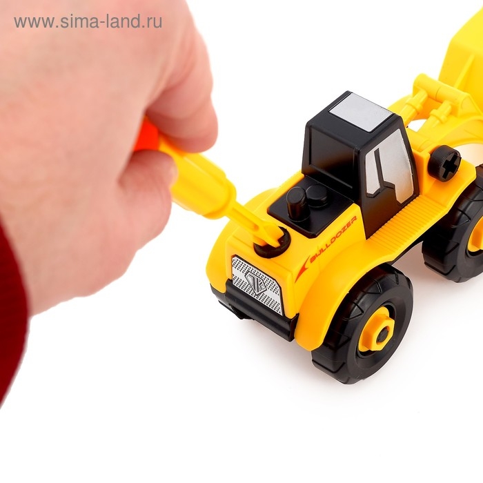 Конструктор отвёрточный &laquo;Строительный погрузчик&raquo;, 14 деталей