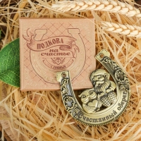 Подкова домовой &laquo;Счастливый оберег&raquo;, 7 х 7 см