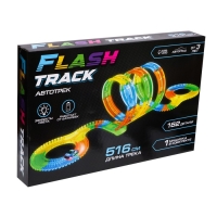 Автотрек Flash Track, гибкий, светится в темноте, 516 см, 162 детали Автотрек Flash Track, гибкий, светится в темноте, 516 см, 162 детали