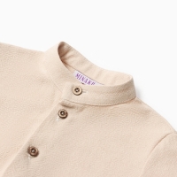 Комплект для мальчика (рубашка, шорты) MINAKU, цвет бежевый, рост 68-74