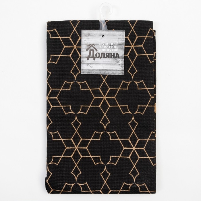Полотенце кухонное Доляна 100% Короны 35х60 см, 100% хлопок, 160г/м2