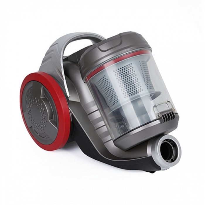 Пылесос BQ VC1606C, 1600/420 Вт, 3 л, серо-красный Пылесос BQ VC1606C, 1600/420 Вт, 3 л, серо-красный