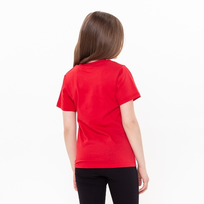 Футболка детская, цвет красный, рост 104 см Футболка детская, цвет красный, рост 104 см