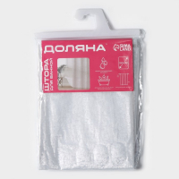 Штора для ванны Доляна &laquo;Пелена&raquo;, 180&times;180 см, EVA