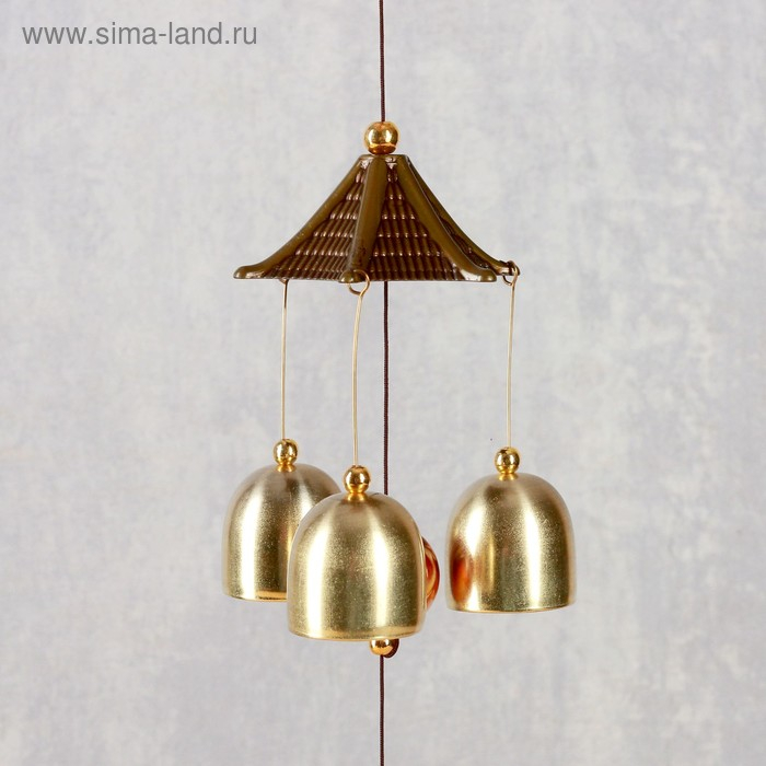 Музыка ветра металл "Якорь" 6 колокольчиков 60 см