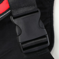 Шлейка К9 мягкая светоотражающая, размер L, ОГ 68-80 см, вес 17,5-32,5 см, красная Шлейка К9 мягкая светоотражающая, размер L, ОГ 68-80 см, вес 17,5-32,5 см, красная