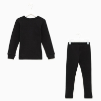 Термобельё для девочки (джемпер, брюки), цвет чёрный, рост 158 см Термобельё для девочки (джемпер, брюки), цвет чёрный, рост 158 см