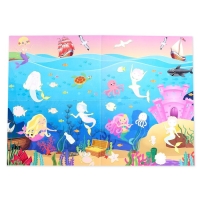 Активити книга &laquo;Морские принцессы&raquo;, 12 стр., с наклейками и игрушкой
