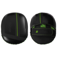 Лапы боксёрские BoyBo B-Series, цвет чёрный/зелёный Лапы боксёрские BoyBo B-Series, цвет чёрный/зелёный