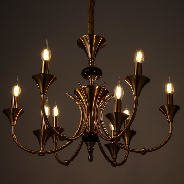 Люстра "Аллодия" 9х40Вт Е14 70х70х51 см BayerLux