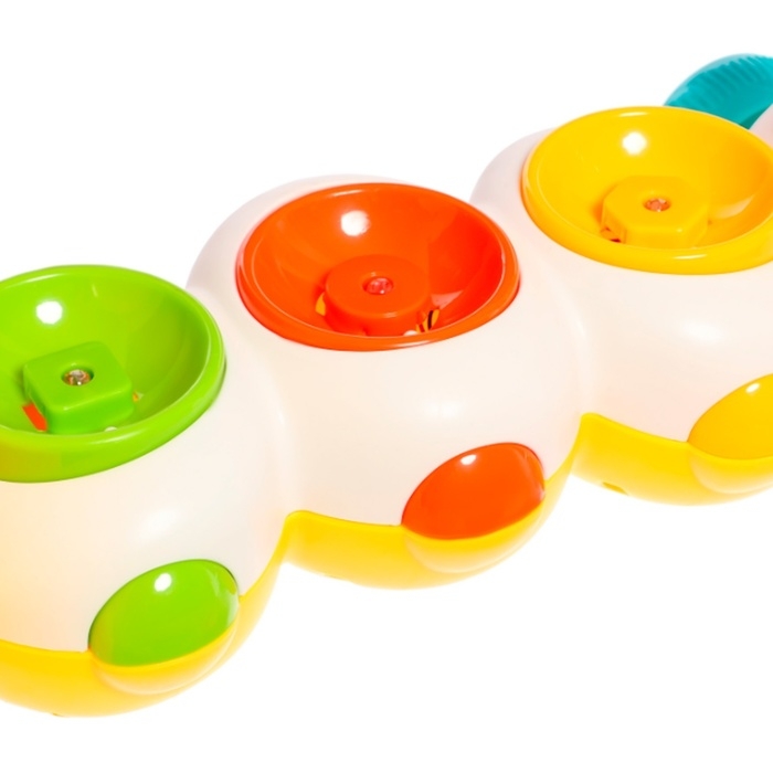 Музыкальная каталка на веревке &laquo;Гусеница&raquo;, световые и звуковые эффекты