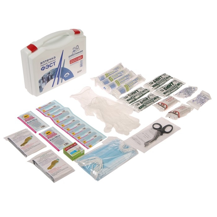 Аптечка для оказания первой помощи работникам Аптечка для оказания первой помощи работникам "ФЭСТ", приказ 1331н, футляр 8М
