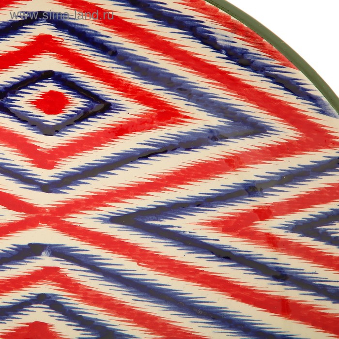 Ляган круглый Риштанская Керамика, 41см МИКС Ляган круглый Риштанская Керамика, 41см МИКС