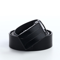 Ремень мужской, ширина 3,5 см, пряжка автомат, цвет чёрный Ремень мужской, ширина 3,5 см, пряжка автомат, цвет чёрный