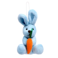 Мягкая игрушка &laquo;Кролик&raquo;, на подвеске, цвета МИКС