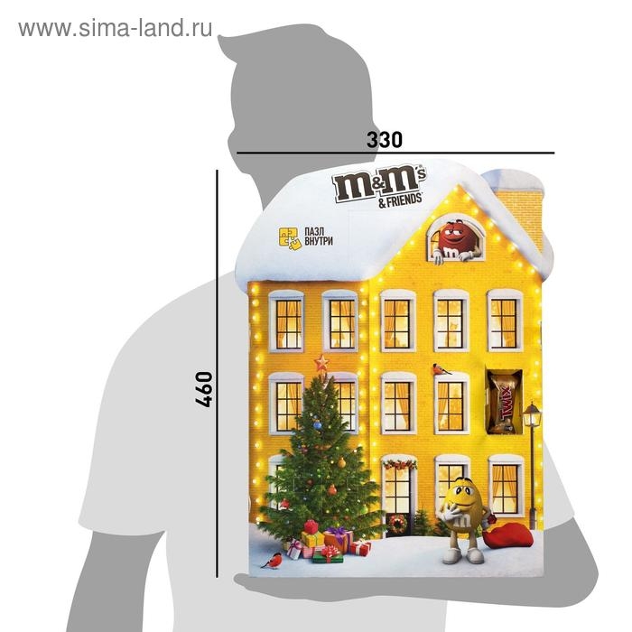 Новогодний подарок M&M`s &laquo;Дом с окошками&raquo; 249 г