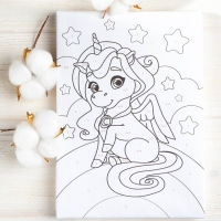 Картина по номерам для детей &laquo;Единорог на радуге&raquo;, 21 х 15 см