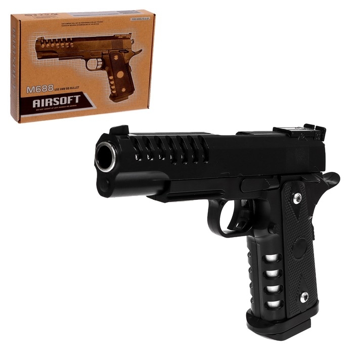 Детское оружие Пистолет М688, с металлическими элементами