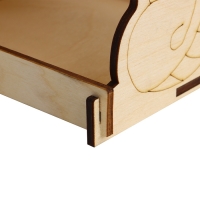 Кормушка из дерева своими руками, &laquo;Символ года Змей&raquo;, 18 &times; 16 &times; 15 см, МИКС, Greengo