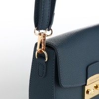 Сумка женская на клапане, TEXTURA, маленький размер, цвет синий Сумка женская на клапане, TEXTURA, маленький размер, цвет синий