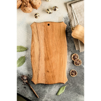 Доска разделочная и сервировочная "Восточная", массив дуба, 200х340х24 мм