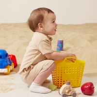 Комплект для мальчика (рубашка, шорты) MINAKU, цвет бежевый, рост 68-74