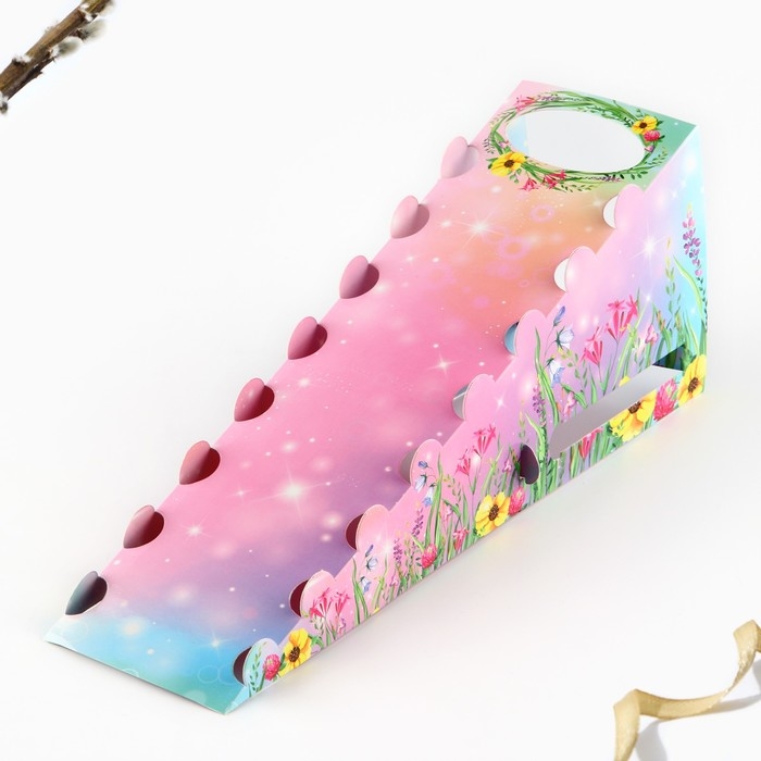 Пасхальная горка в наборе с наклейками для яиц &laquo;Бабочки&raquo;.