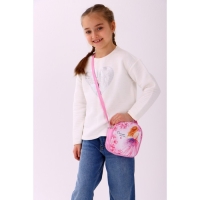 Сумка детская, отдел на молнии, цвет розовый