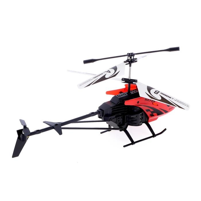 Вертолёт радиоуправляемый &laquo;Эксперт&raquo;, работает от аккумулятора, цвет красный