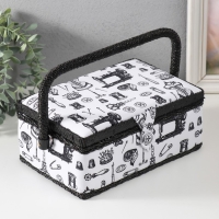 Шкатулка для рукоделия "Швейные атрибуты" 24х16х11 см Шкатулка для рукоделия "Швейные атрибуты" 24х16х11 см